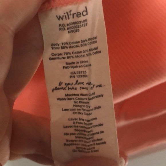 Aritzia Wilfred Diderot Sweater (Peachy Pink) - Picture 8 of 8
